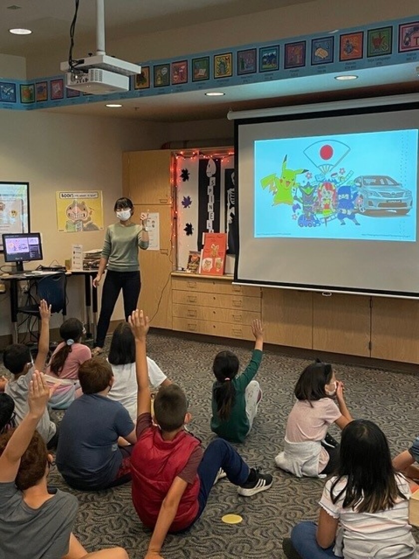 The Japanese Language and Culture After School Program at Del Sur Elementary School is taught by Miho Burfield. 