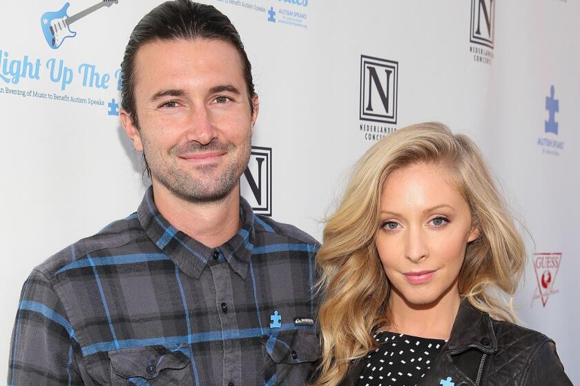 Musician and reality star Brandon Jenner and his wife Leah have welcomed their first child.