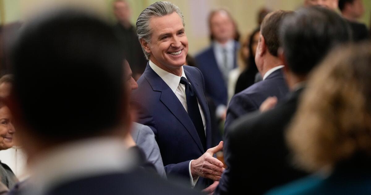 Newsom supera a ansiedade e a dislexia para fazer o discurso de Sterling sobre o Estado da União Newsom supera a ansiedade e a dislexia para fazer o discurso de Sterling sobre o Estado da União