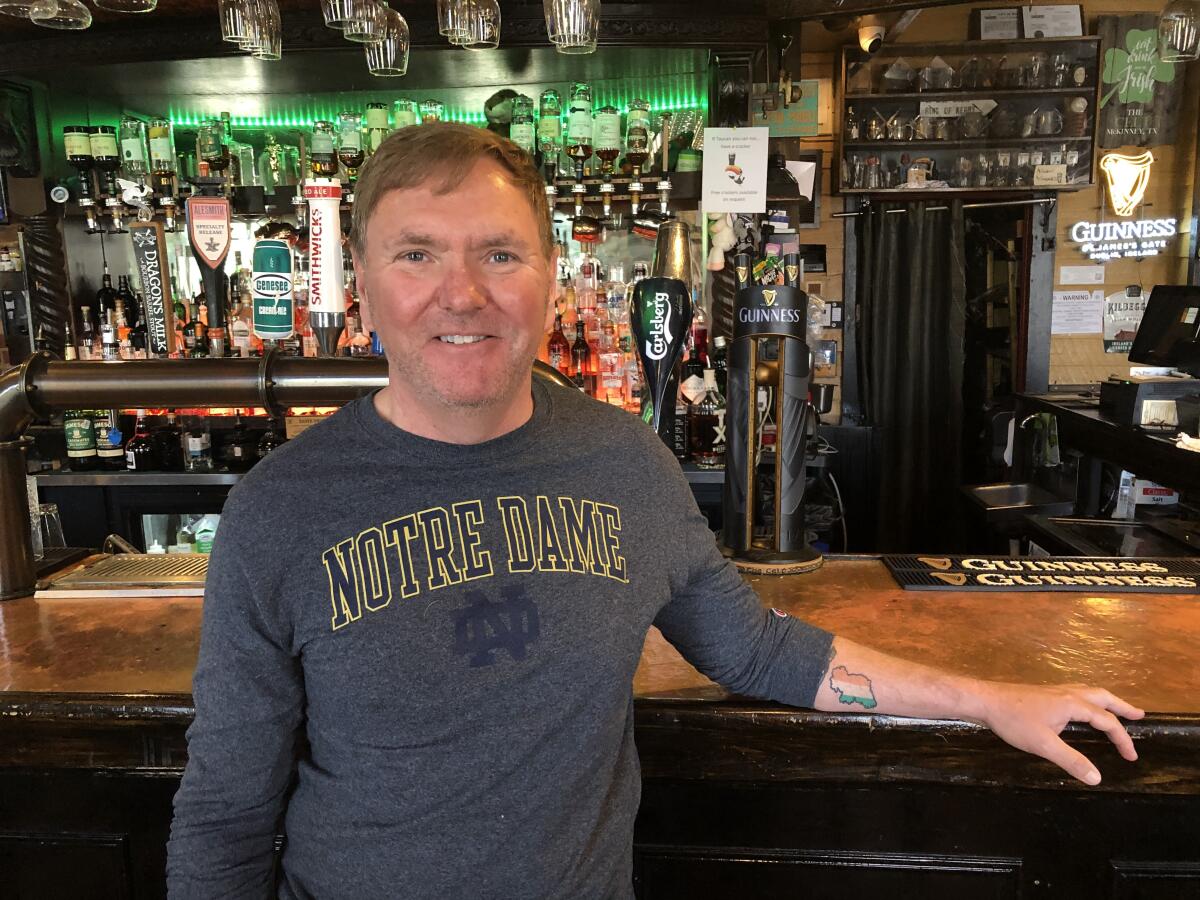 Stan Penn, owner of The Celt Irish Pub