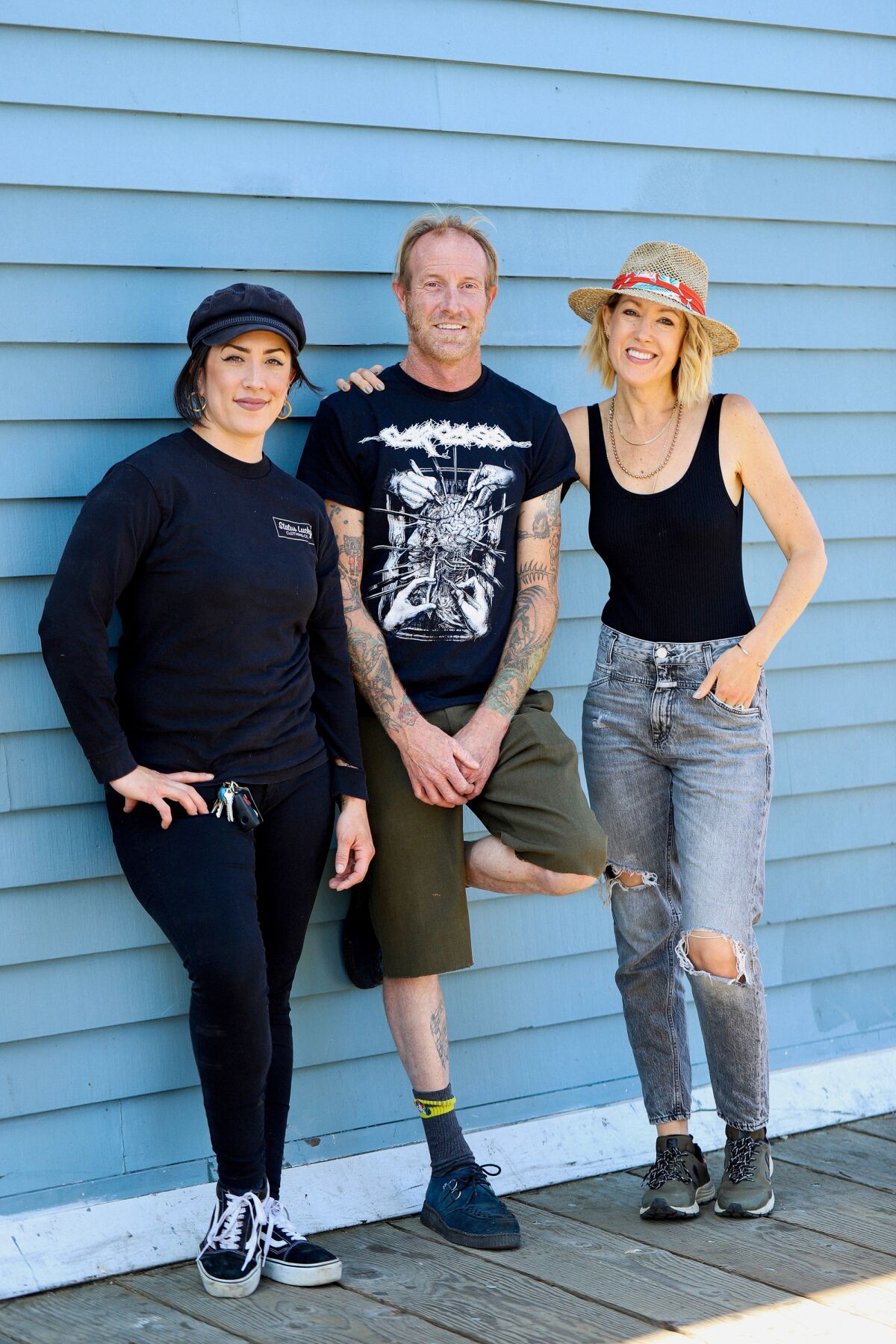 Box Chef Rachel Hurley(왼쪽)와 소유주 Davin과 Jessica Witt.