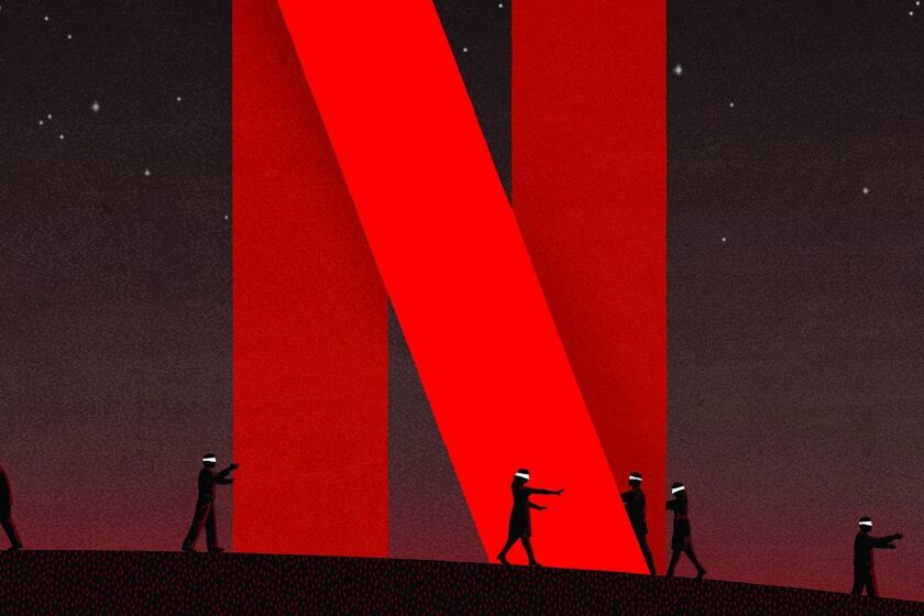 ONE TIME USE - Sunday Calendar January 27, 2019 Illustration to go with story on how Netflix keeps it?s ratings numbers hidden. CREDIT: Illustration by Michael Glenwood /For the Times