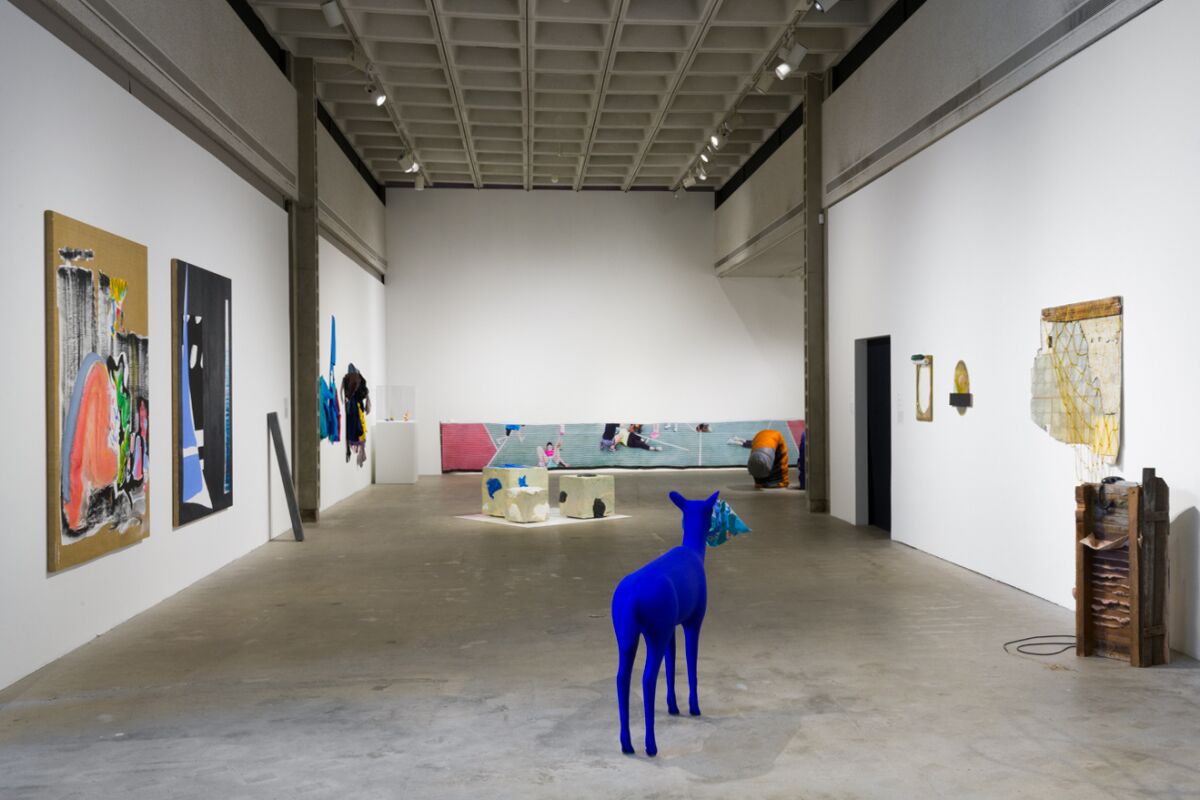 Inside the Los Angeles Municipal Art Gallery.