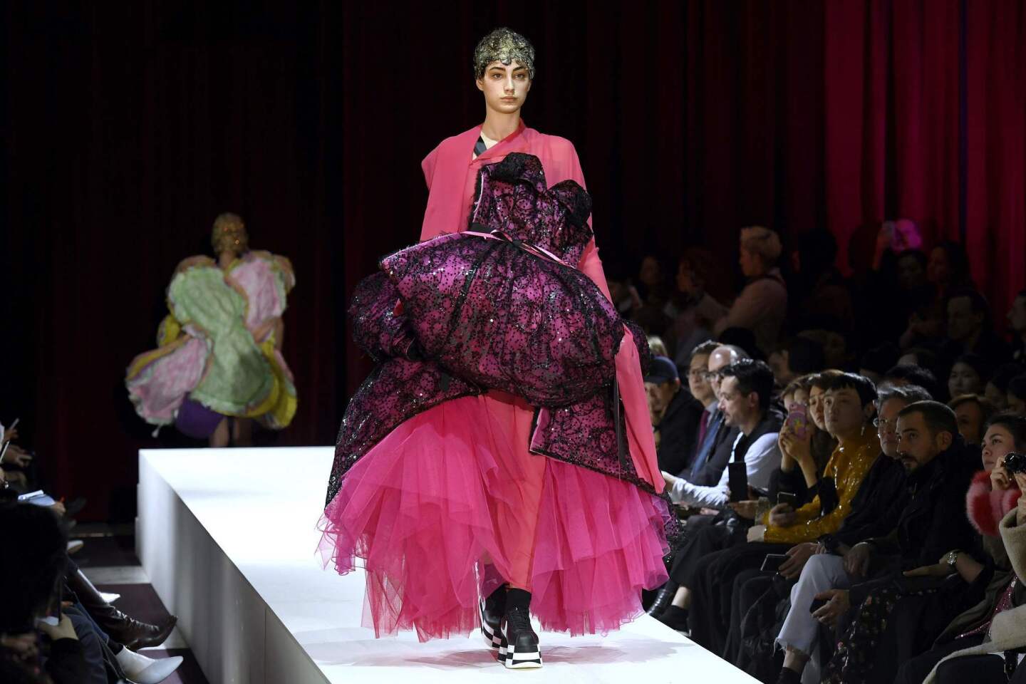 Comme des Garçons and Balenciaga take the layered look to extremes at Paris  Fashion Week - Los Angeles Times