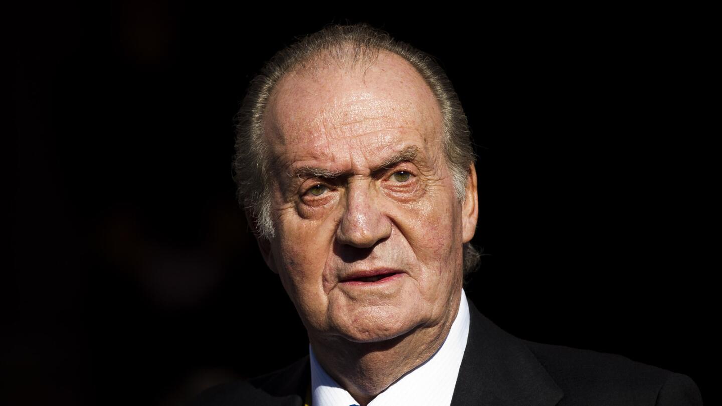 Spain's King Juan Carlos attends the official opening of parliament in December 2011.