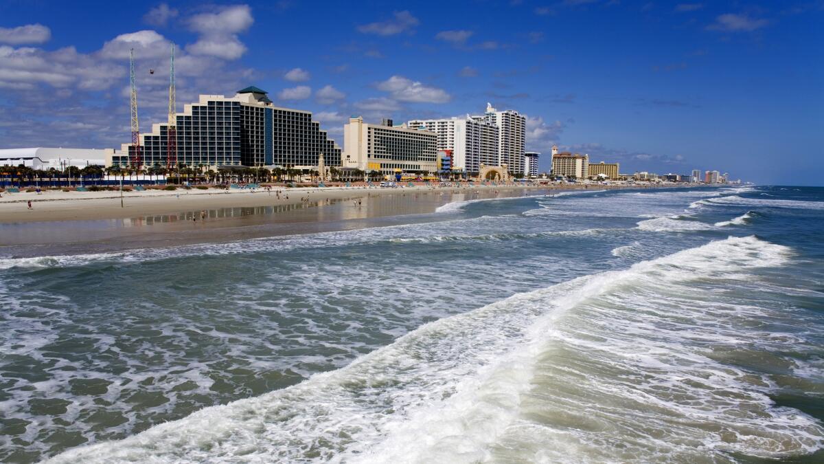 Daytona Beach offers a beachy vibe in a laid-back stretch of Florida coast.