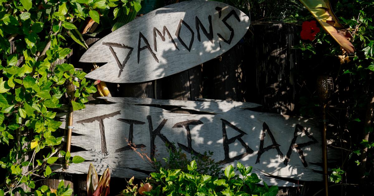 I grew up at Glendale tiki steakhouse Damon’s, so I named my son after it I grew up at Glendale tiki steakhouse Damon’s, so I named my son after it