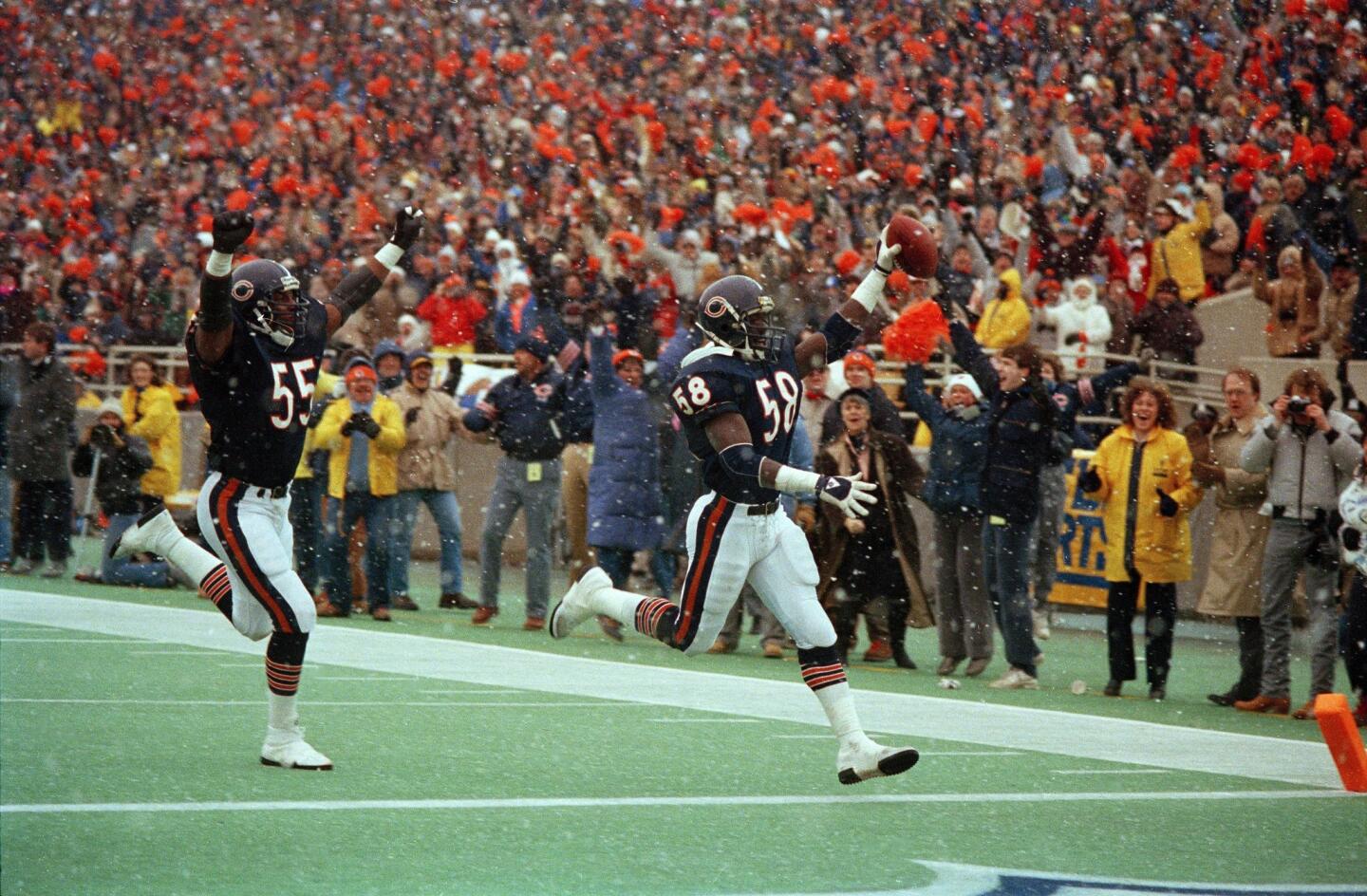 Wilber Marshall's playoff touchdown