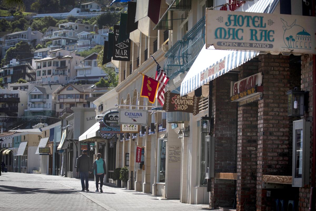 A quiet early morning in Avalon. 