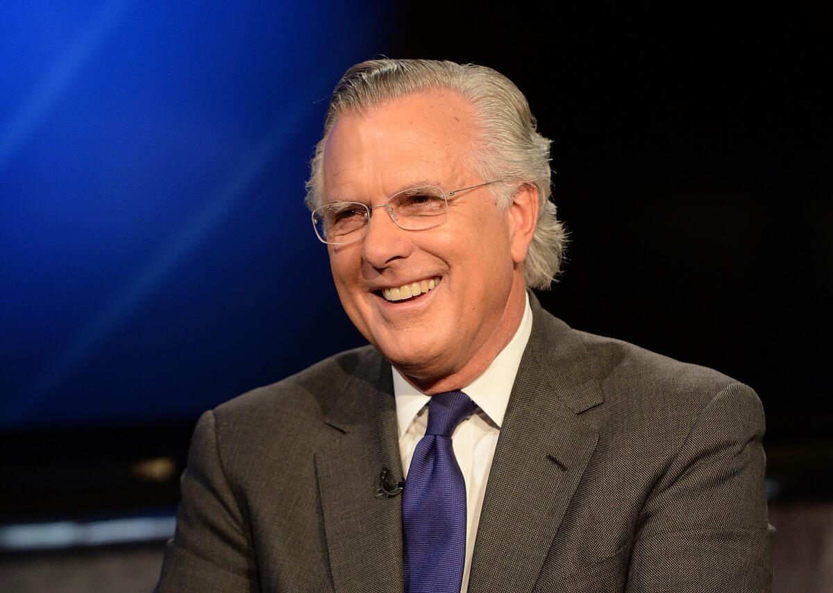 Dallas Federal Reserve President Richard Fisher speaks during an interview with the Fox Business Network in New York on Feb. 9.