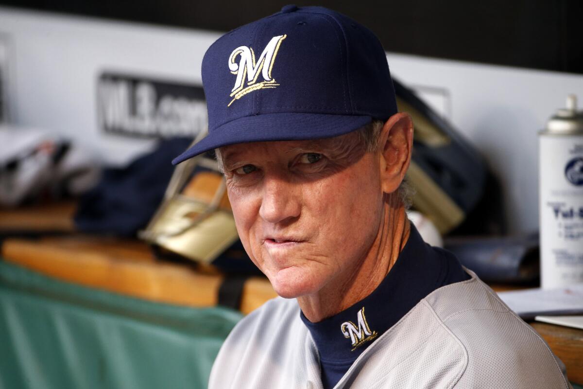 The Brewers fired Manager Ron Roenicke after starting with the worst record in the majors (7-18) through 25 games.