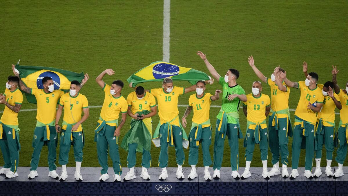 Brazilian Olympic Committee criticizes national soccer team - The San Diego  Union-Tribune