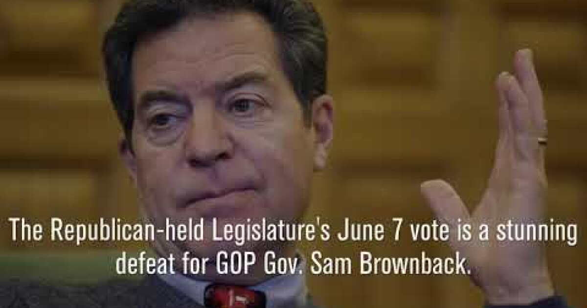 It's the end of the road for the GOP's big tax experiment in Kansas ...