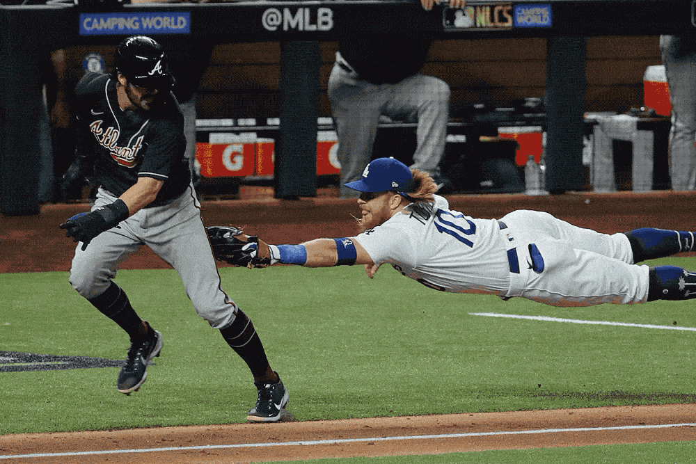 Dodgers Show Their Resiliency In Comeback Nlcs Win Vs Braves Los Angeles Times Nlcs Championship 2022 Schedule
