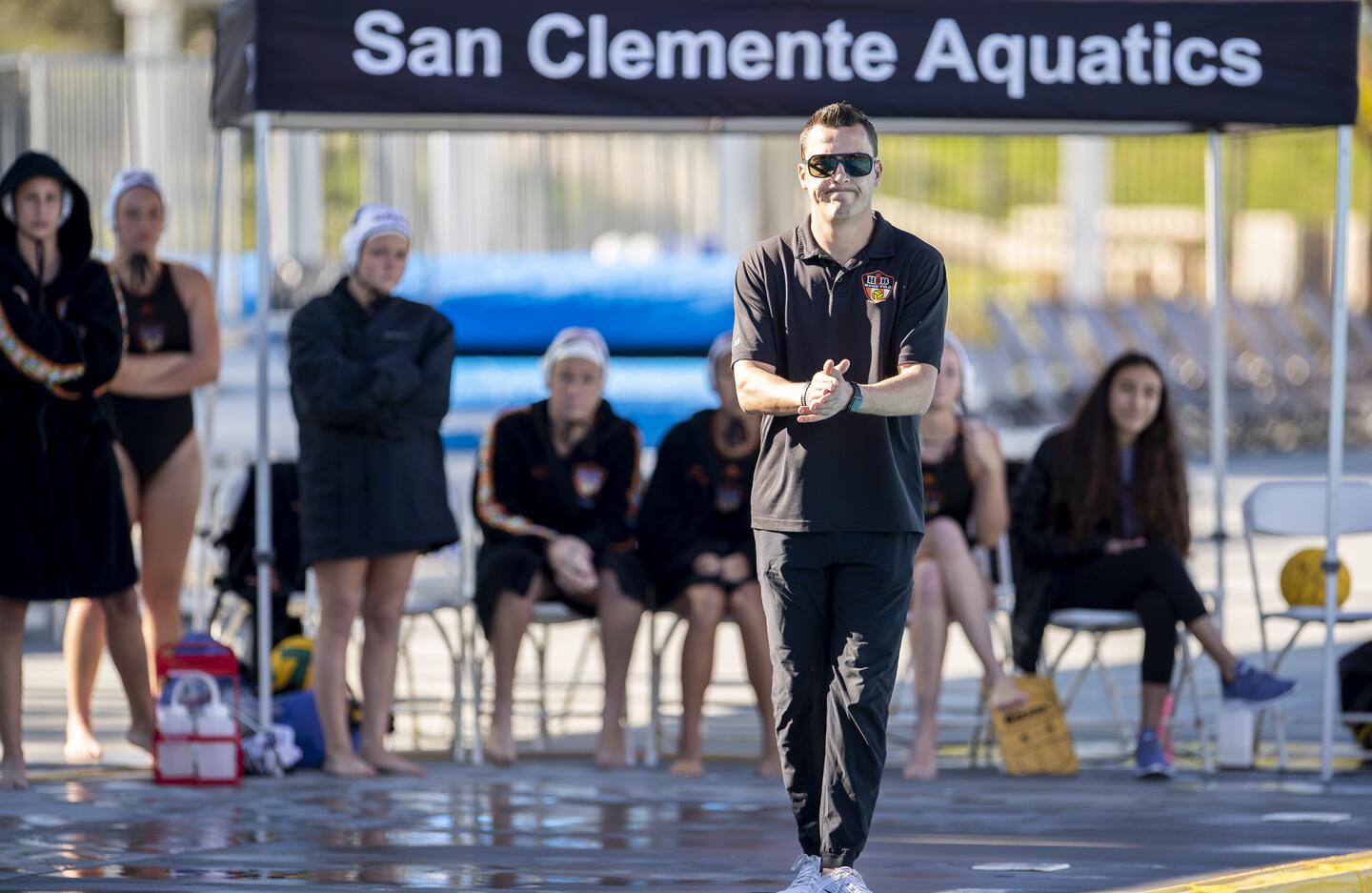 Photo Gallery: Huntington Beach plays San Clemente in a girls' CIF water polo match