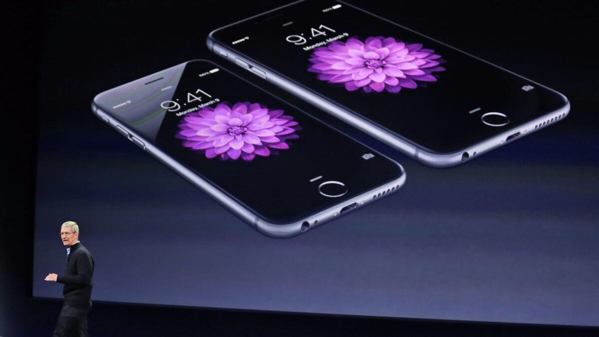 The iPhone 6 is among the phones that Apple's software updates slowed down.