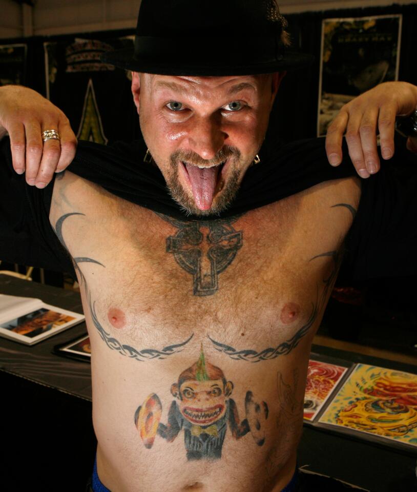 Tattoo artist Rob Hill