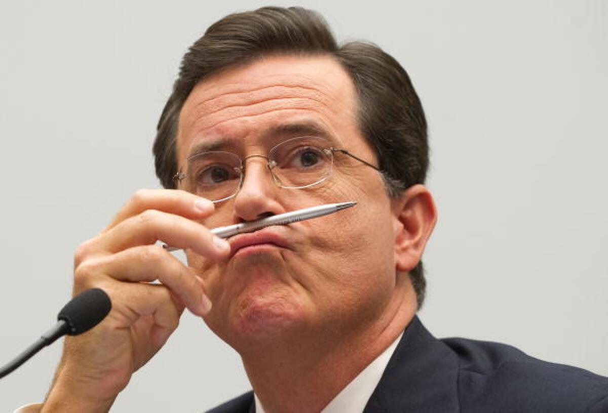 On September 24, Comedy Central funnyman Stephen Colbert raised some eyebrows on Capitol Hill, when he testified to the Subcommittee on Immigration as his character from the 'Colbert Report'. Colbert was criticized during testimony for cracking jokes and not taking the questions seriously.