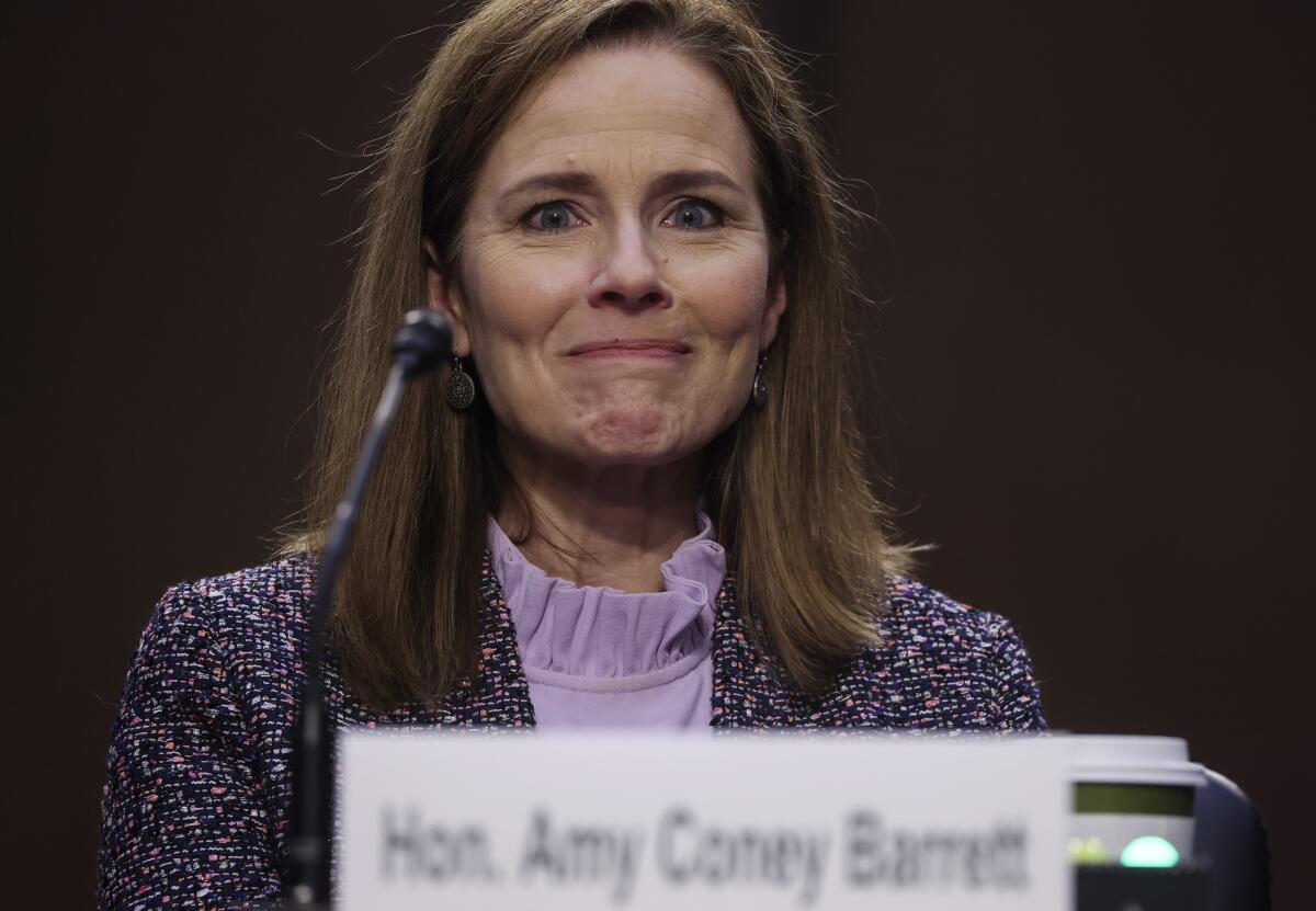 Supreme Court nominee Amy Coney Barrett