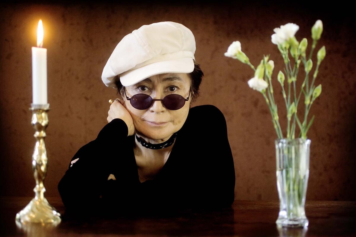 Artist, musician and activist Yoko Ono will be celebrated at Walt Disney Concert Hall.