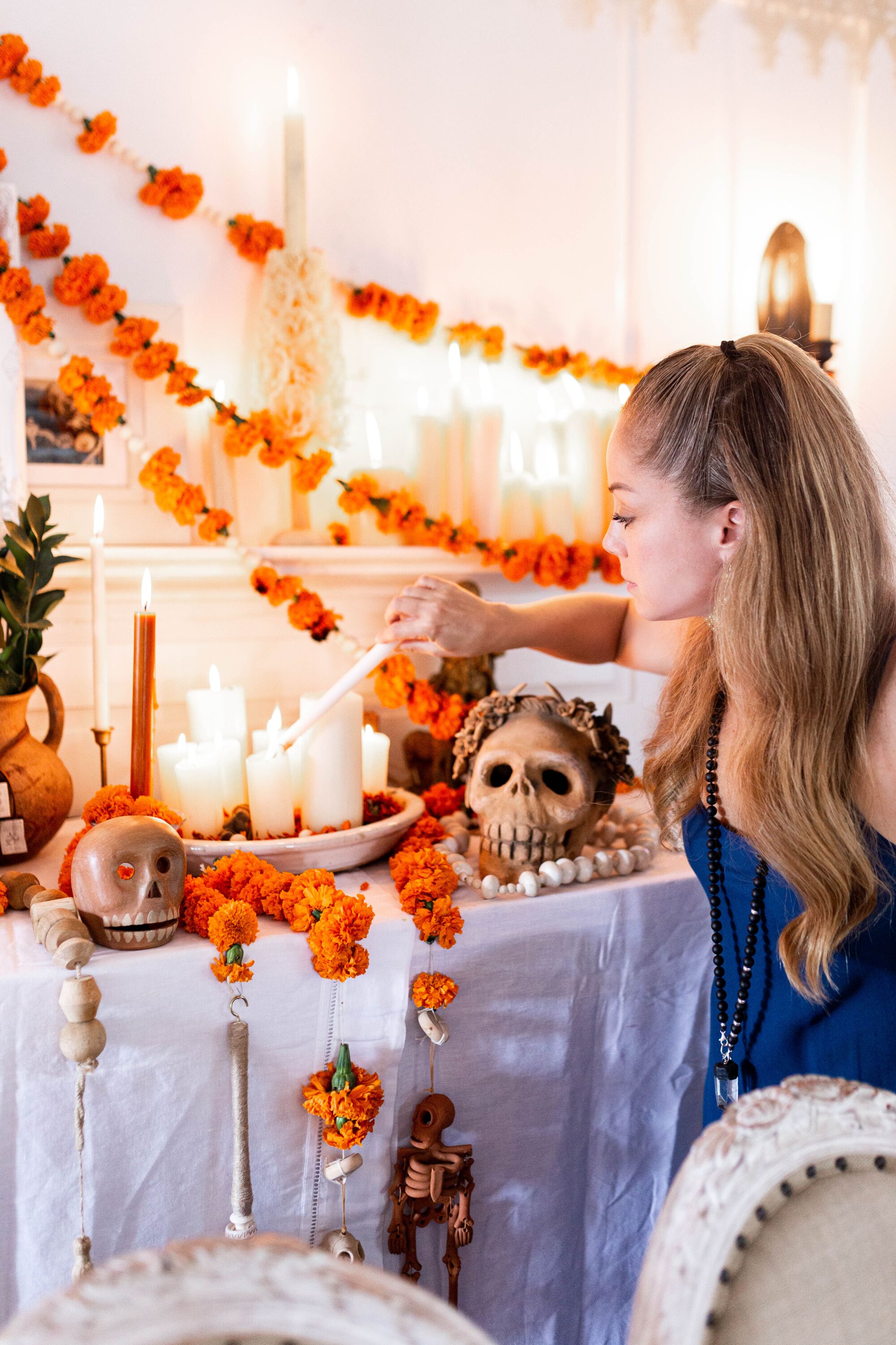 Chula Vista chef Marcela Valladolid has built a Dia de los Muertos altar in honor of her mother for seven years.