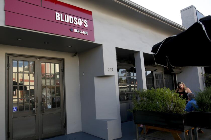 Bludso's Bar-&-Cue in Los Angeles is having a free hog dinner.
