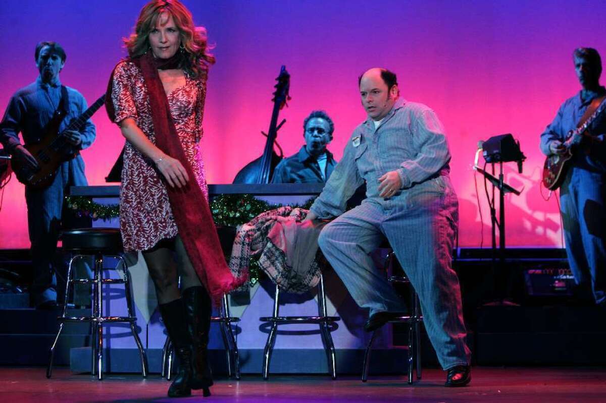Jason Alexander and Lea Thompson in a 2008 Reprise production of the musical "I Love My Wife."