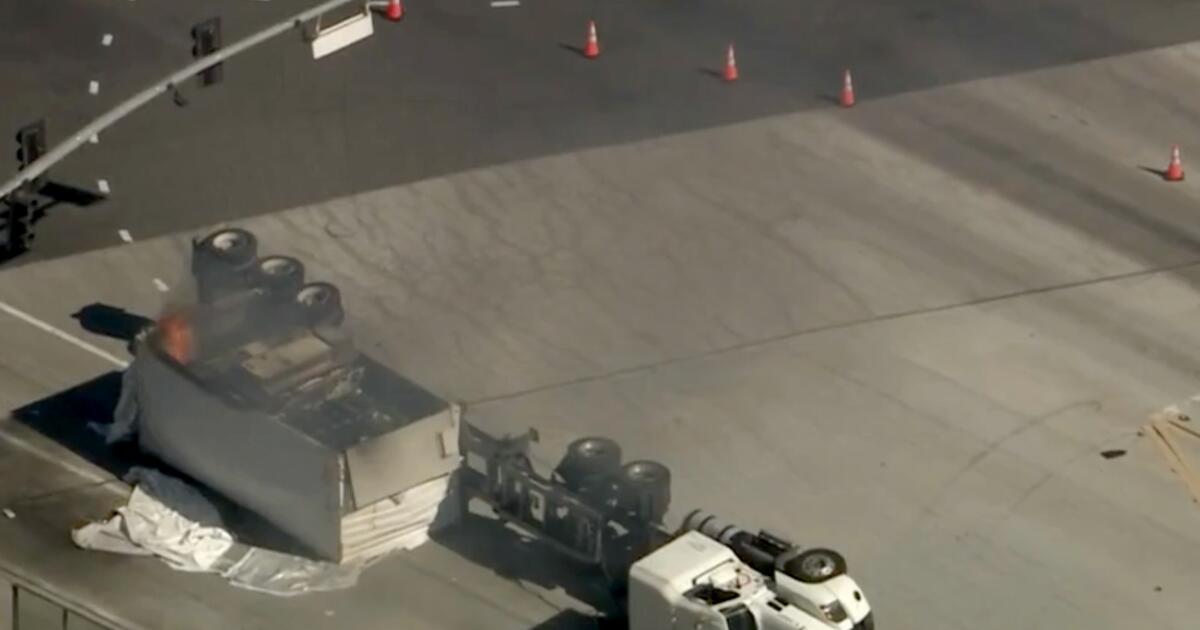 Vincent Thomas Bridge, parts of Highway 47 still closed after crash Vincent Thomas Bridge, parts of Highway 47 still closed after crash