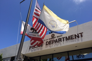 Newport Beach police are searching for four suspects in a robbery at Fashion Island on Monday. The loss is unknown at this time.