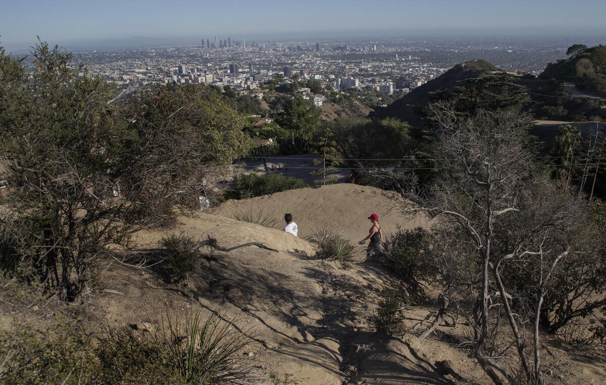 Runyon Canyon will be closed from April through June while the Los Angeles Department of Water and Power replaces an aging, one-mile-long pipe.