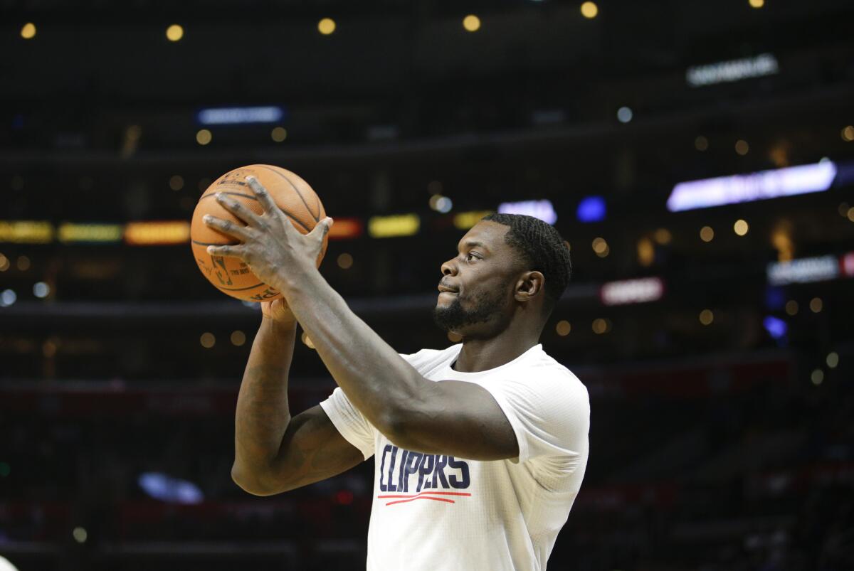 Lance Stephenson shoots before the Clippers played Houston on Nov. 7.