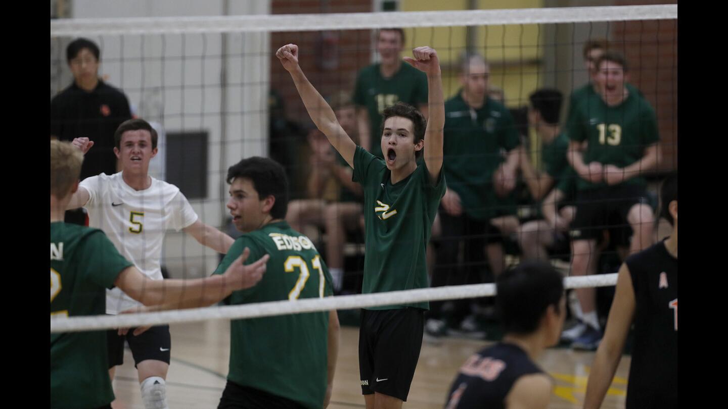 Photo Gallery: Huntington Beach vs. Edison in boys’ volleyball
