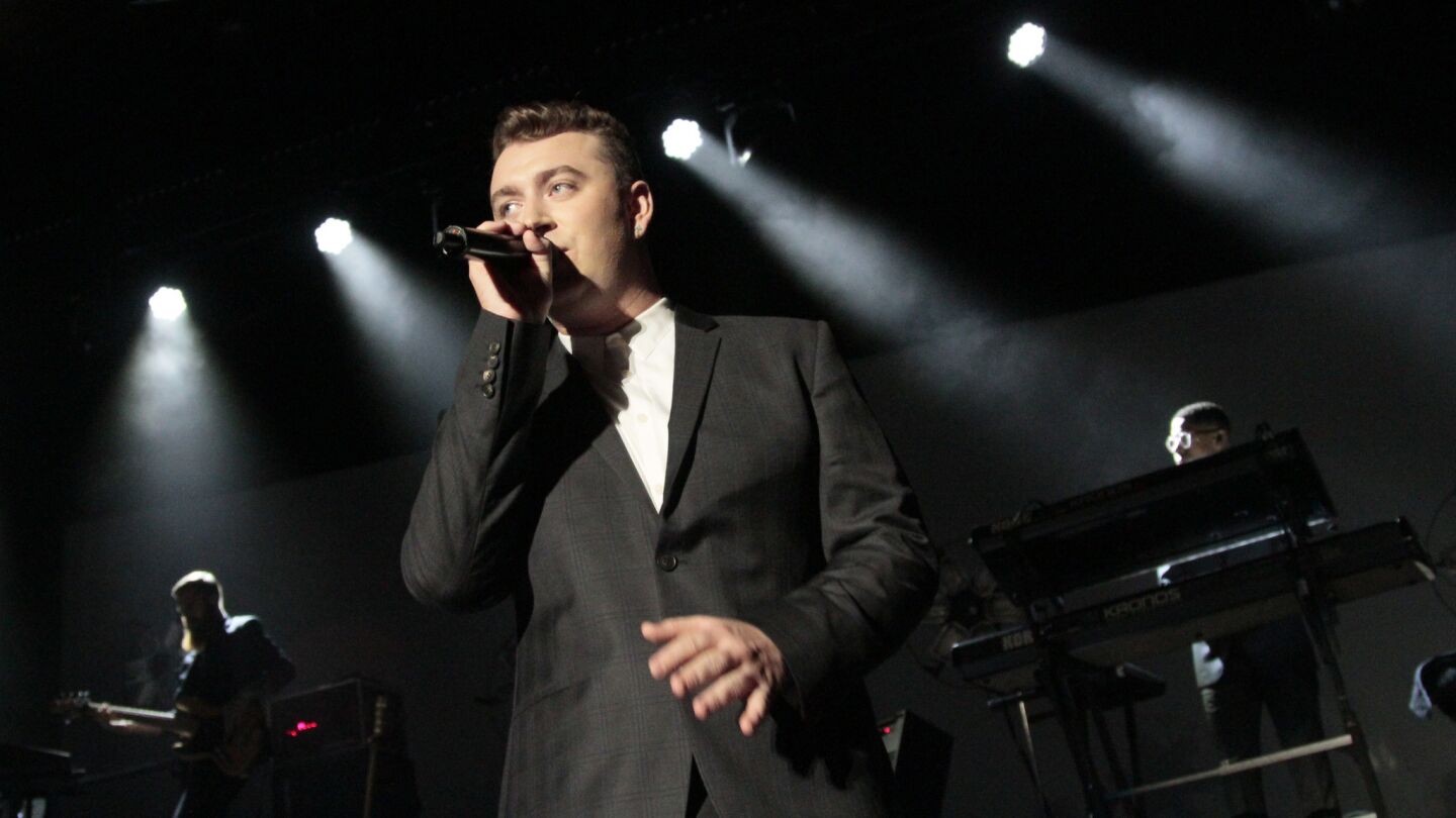 Sam Smith, one of this year's top nominees, will be performing at the Grammys for the first time this year. His six nominations are for new artist, pop vocal album, pop solo performance, song of the year, record of the year and album of the year.