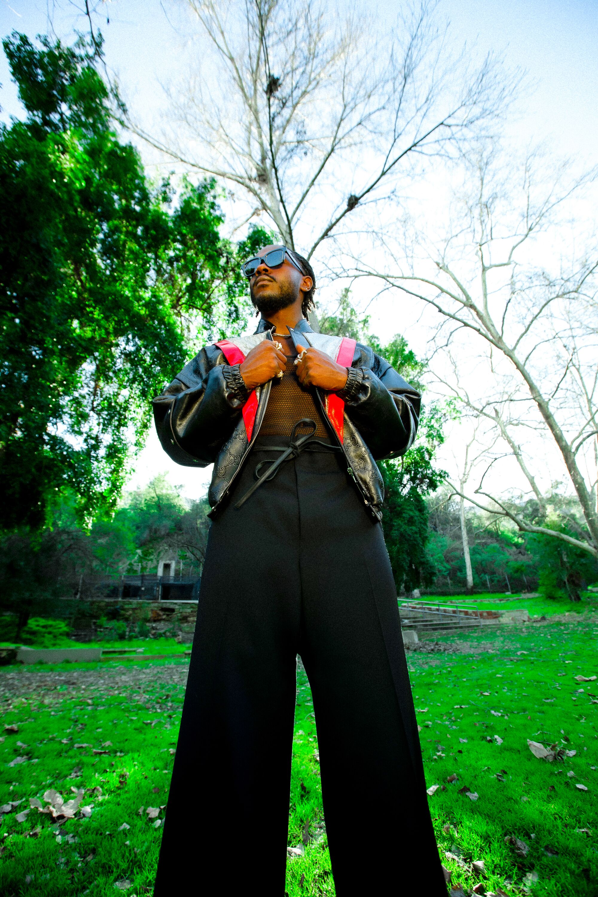 Channel Tres photographed for Image magazine on February 1, 2023 near the old zoo in the Griffth Park area of Los Angeles, CA