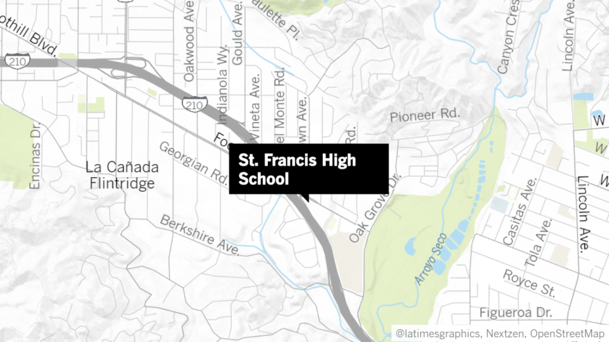 A lawsuit filed on Friday alleges that a priest abused a student at St. Francis High School in La Cañada Flintridge during the 1980s. 