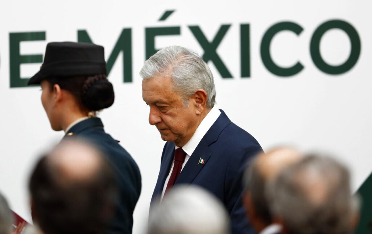 Fotografía de archivo del 1 de septiembre de 2019 del presidente mexicano Andrés Manuel López Obrador.