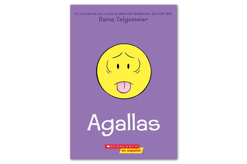 Arte de portada de Agallas por Raina Telgemeier.