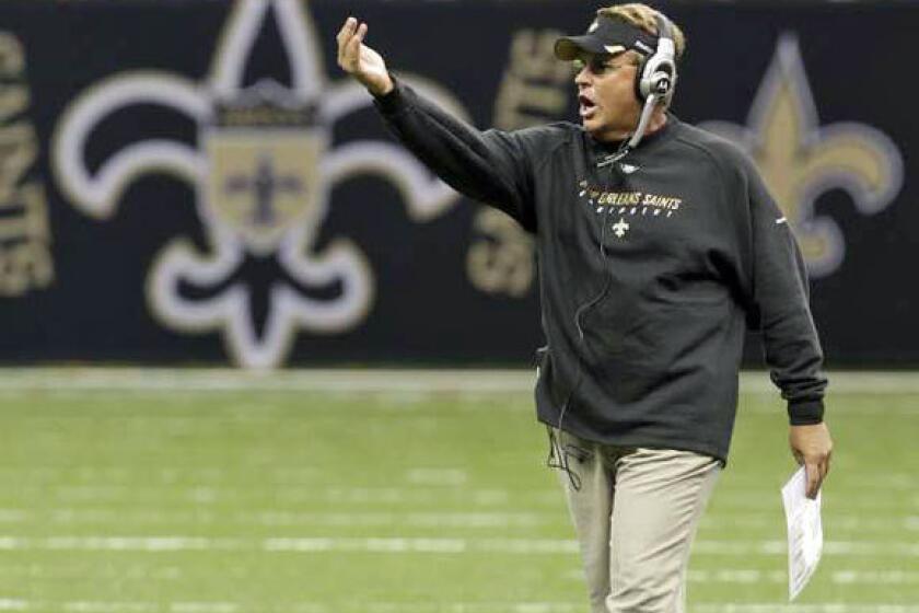 Former New Orleans Saints defensive coordinator Gregg Williams on the sidelines in 2011.