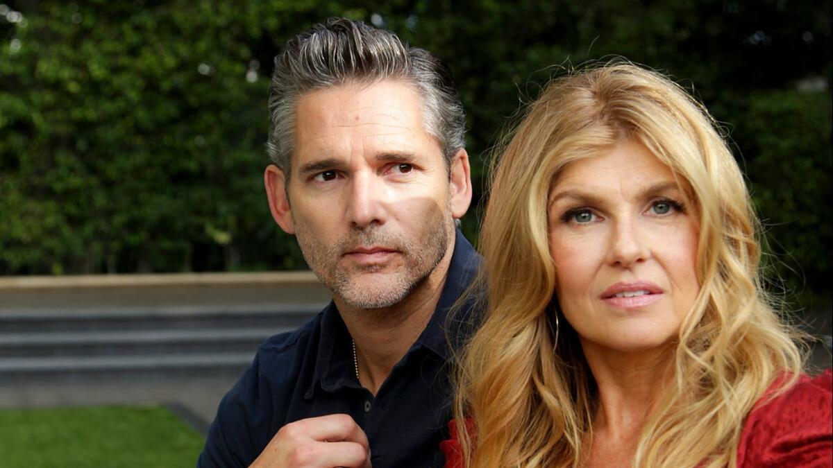 Actors Connie Britton and Eric Bana star in Dirty John," Bravo's adaptation of the popular L.A. Times podcast and print series of the same name.
