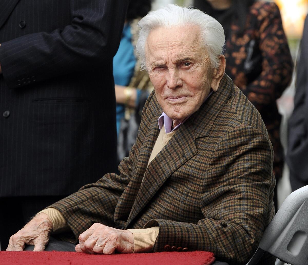 Kirk Douglas is helping to underwrite a $35-million care facility for the Motion Picture & Television Fund.