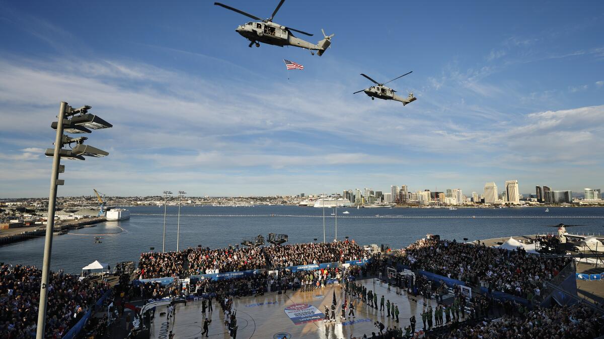 Michigan State to play on aircraft carrier for Veterans Day