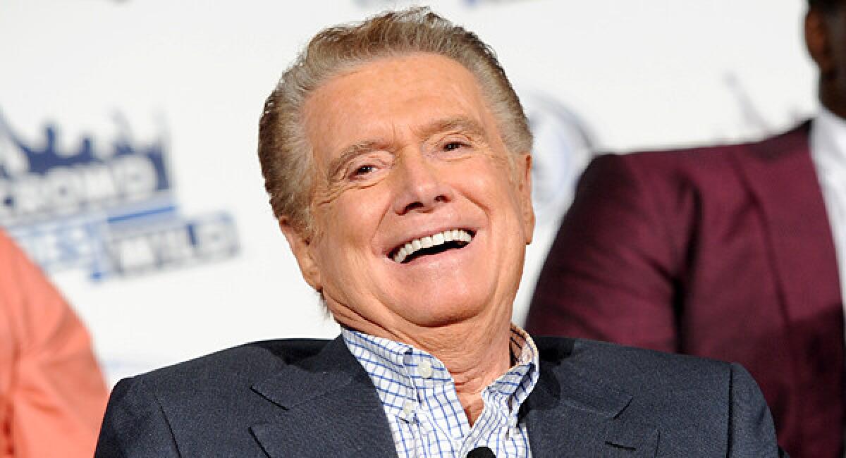 A picture of Regis Philbin, who died Friday at 88.