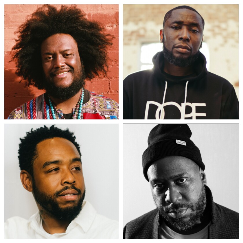 Dinner Party, clockwise from top left: Kamasi Washington, 9th Wonder, Robert Glasper and Terrace Martin.