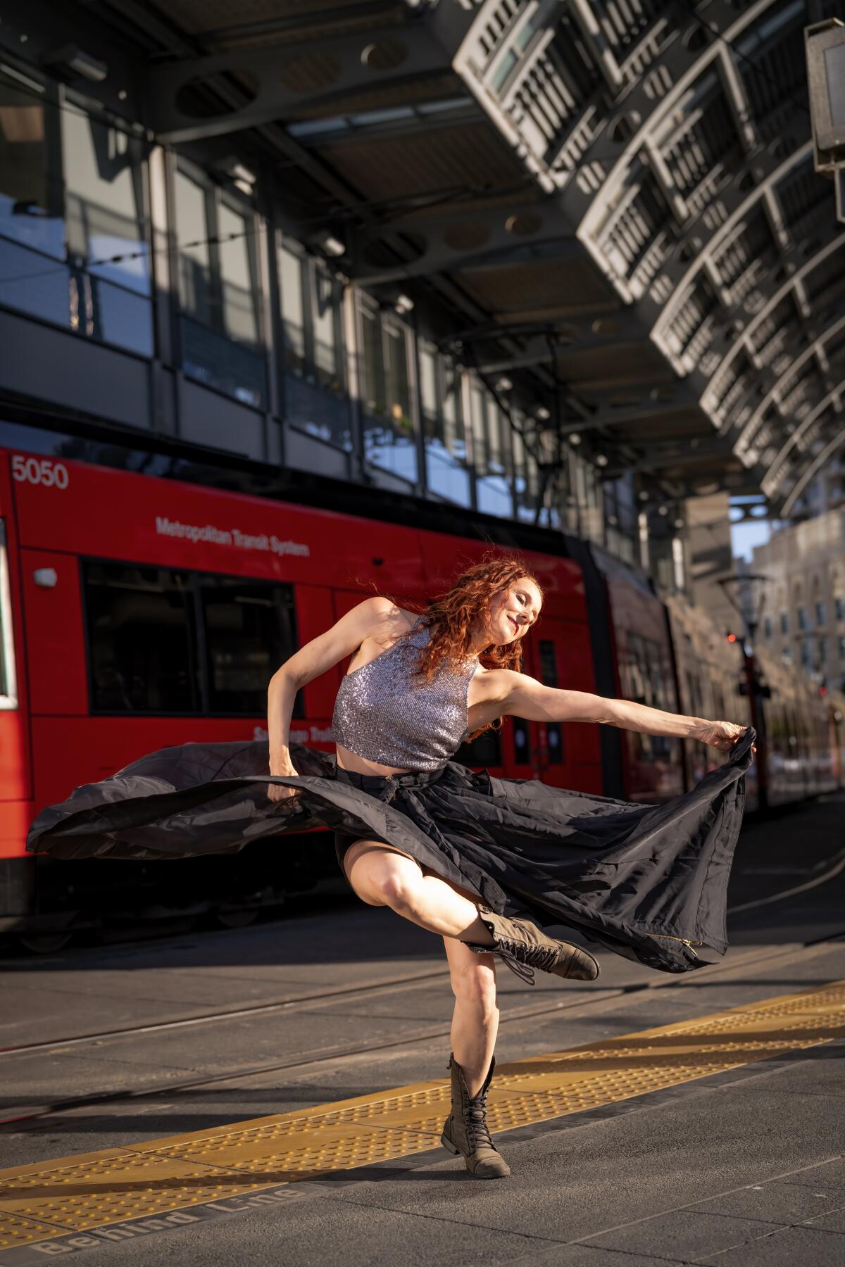 A San Diego Dance Theater company member. 