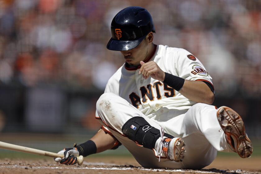 Dodgers' rival and upcoming opponent, the San Francisco Giants, have stumbled out of the gates this season in their defense of their World Series title.