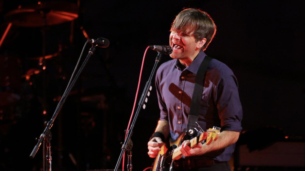 Ben Gibbard performs at the Hollywood Bowl on July 12.