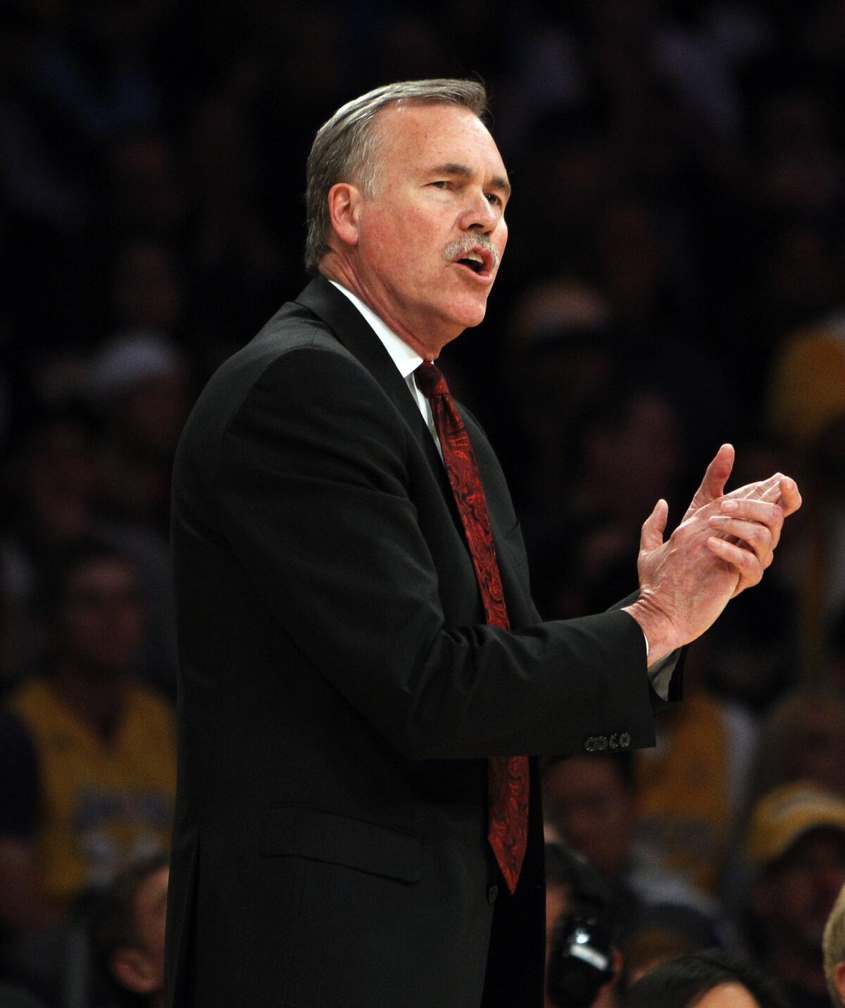 Coach Mike D'Antoni guided the Lakers to a 7-1 record in April. Going back farther, they won 28 of their final 40 games.