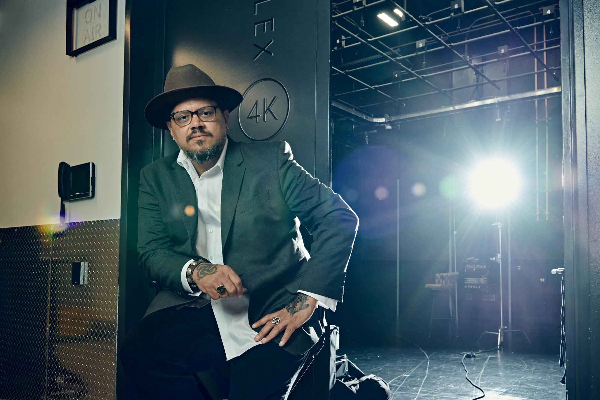 Sterlin Harjo, creator of The Lowdown The Lowdown creator Sterlin Harjo in a portrait for the Los Angeles Times