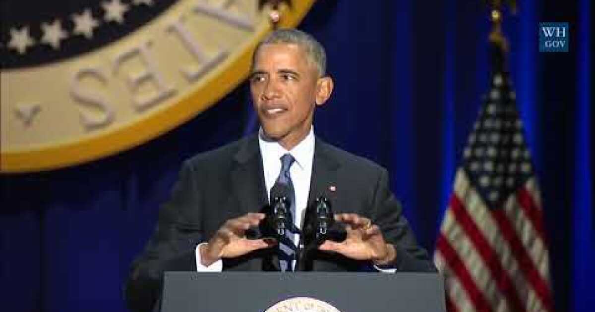 Transcript: Read the full transcript of President Obama's farewell speech