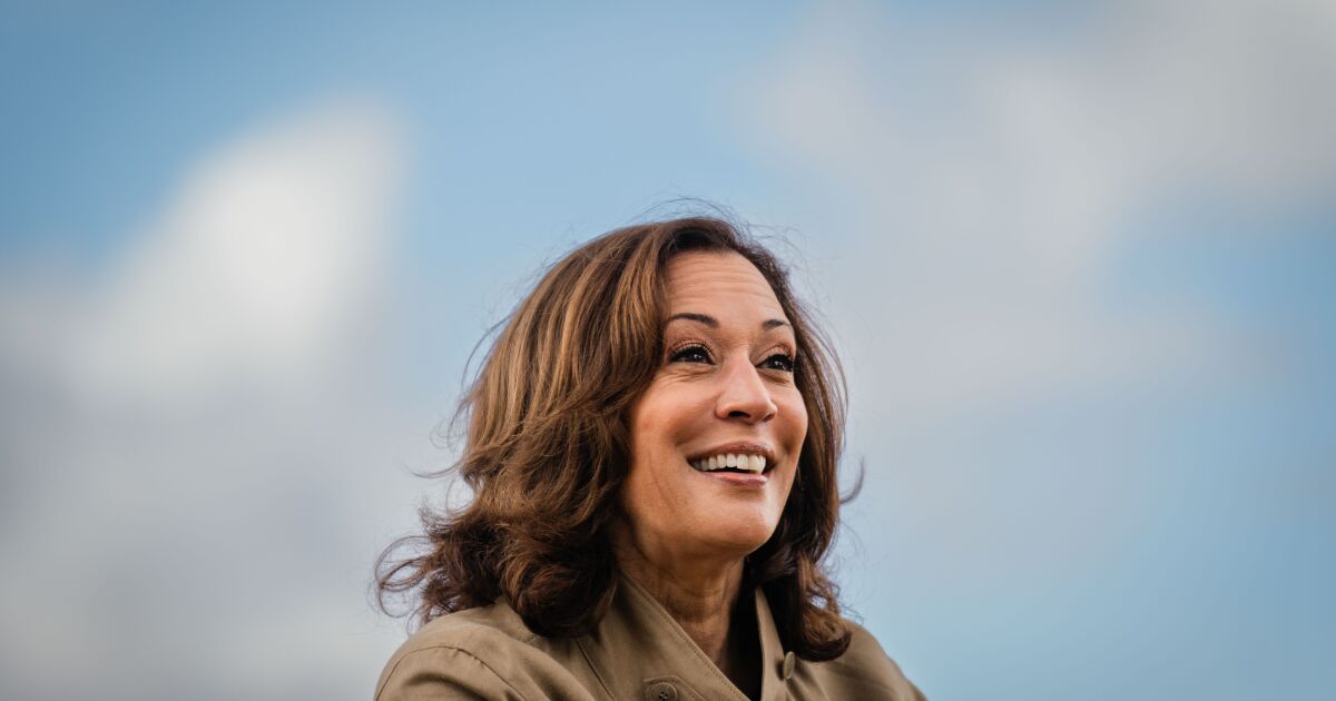 The Week in Photos: Harris tells her story; Trump is indicted